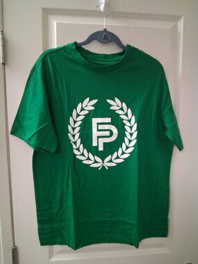 Flint Park Men's Logo Graphic T-SHIRT NWT SZ L Kelly Green
